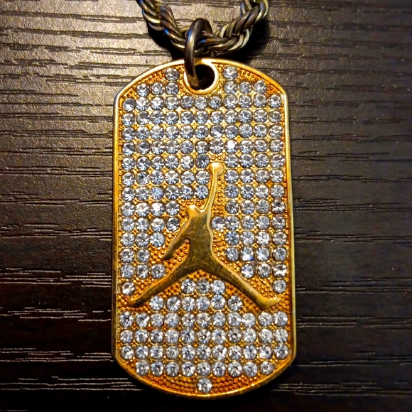 Jordan Other - JORDAN 14K GOLD DIAMOND PLATED PENDANT